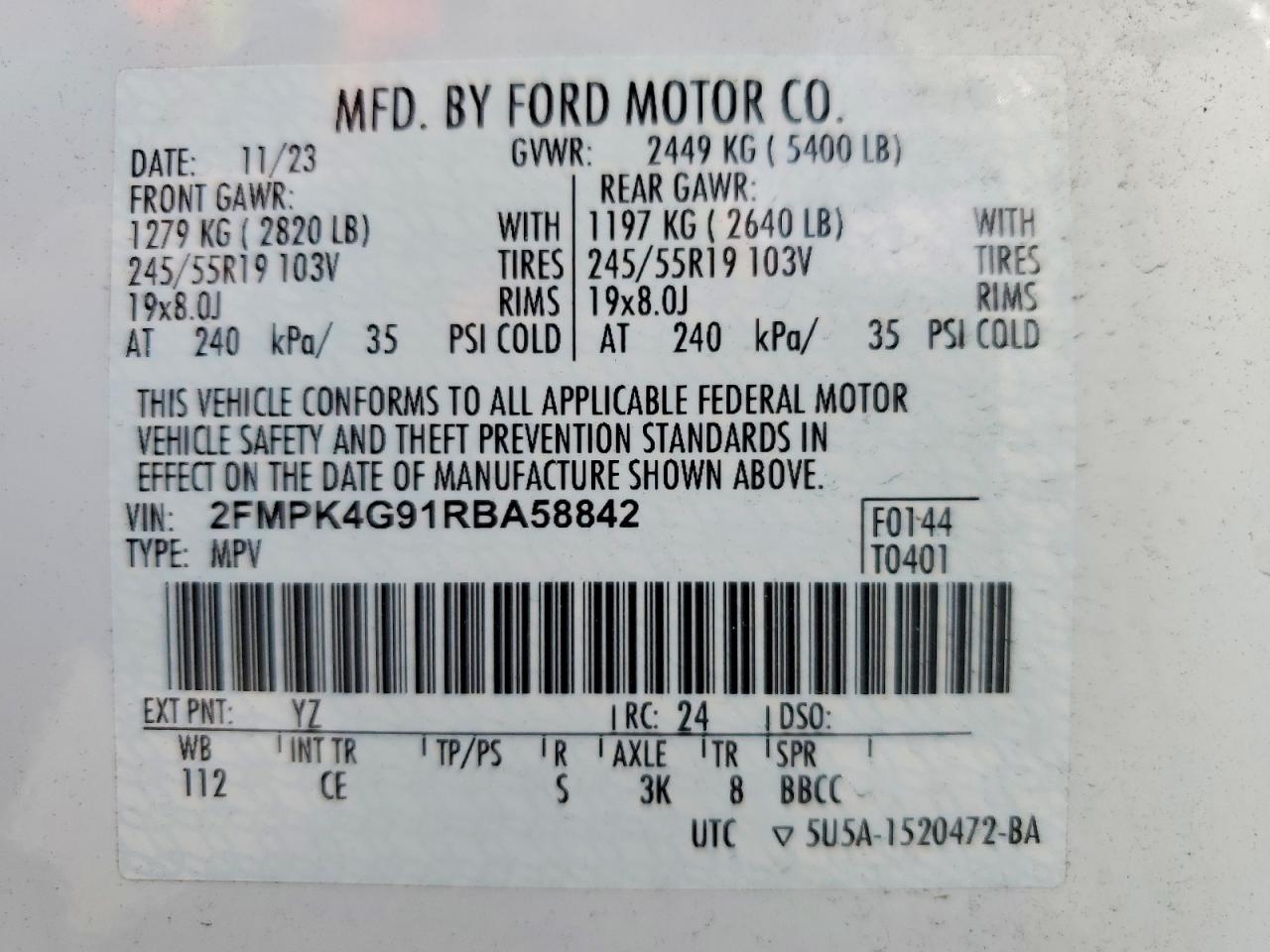 2024 FORD EDGE