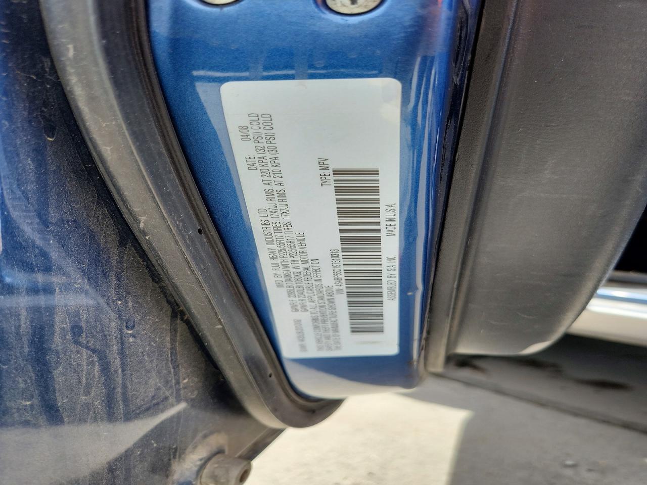 2009 SUBARU OUTBACK