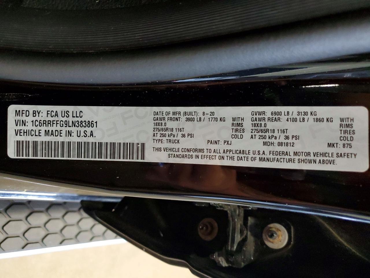 2020 RAM 1500
