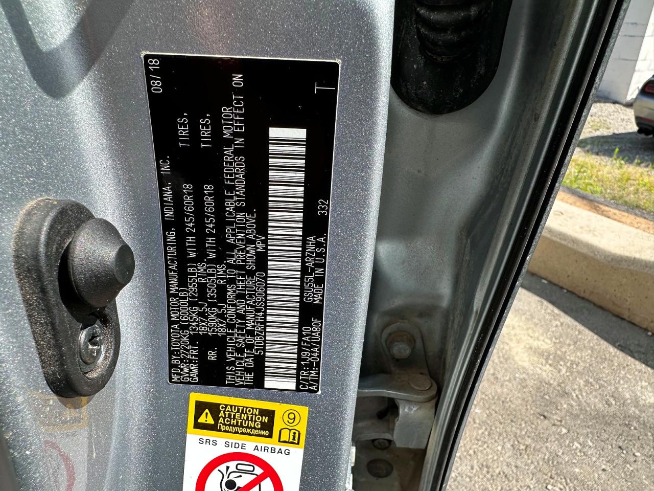 2018 TOYOTA HIGHLANDER