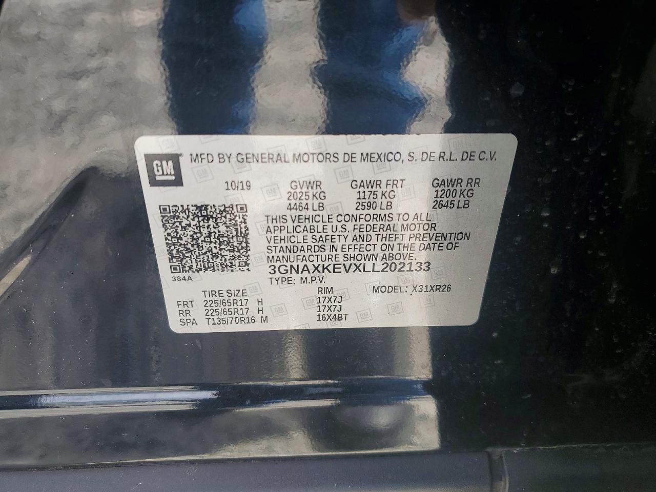 2020 CHEVROLET EQUINOX