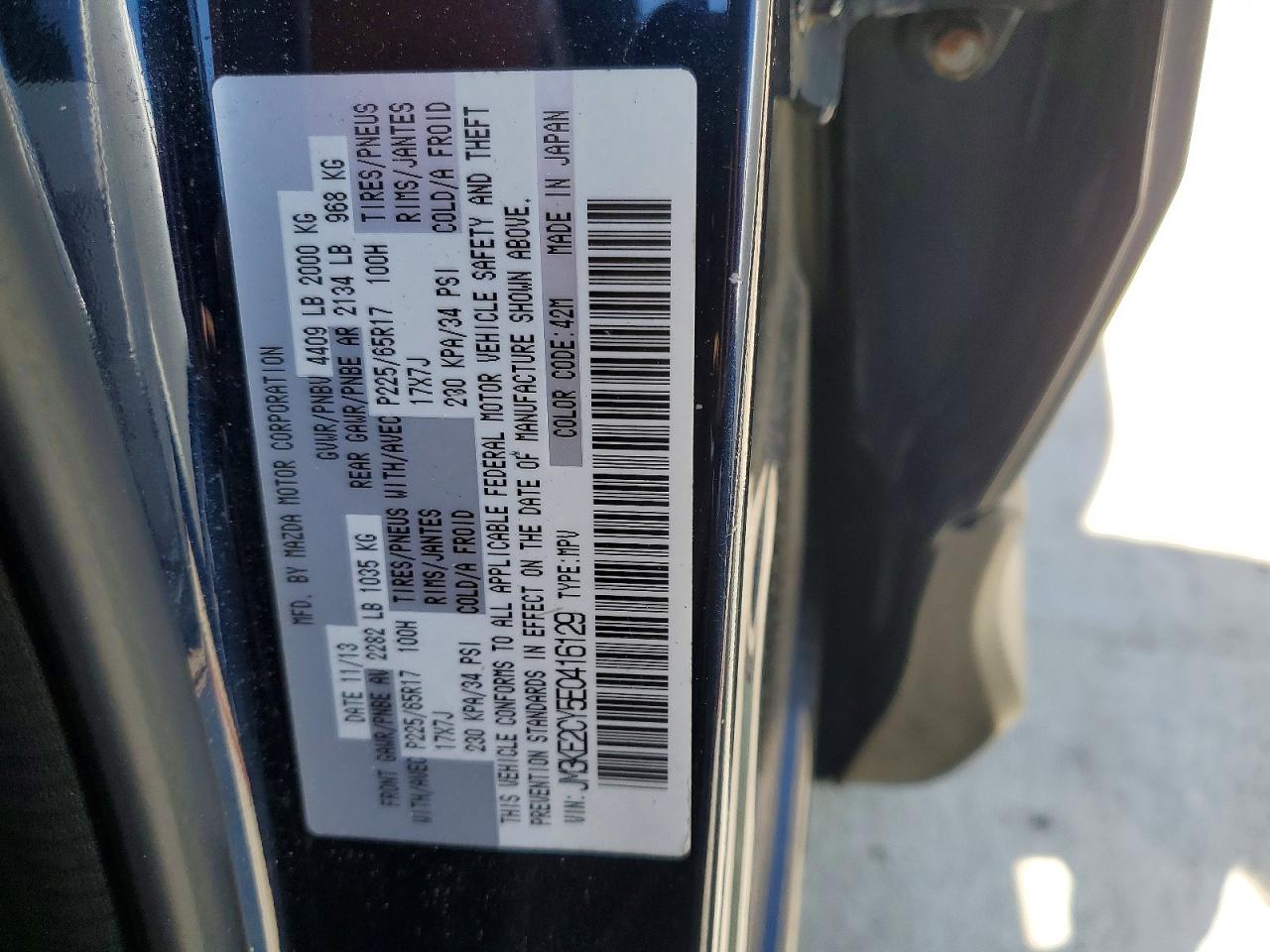 2014 MAZDA CX-5