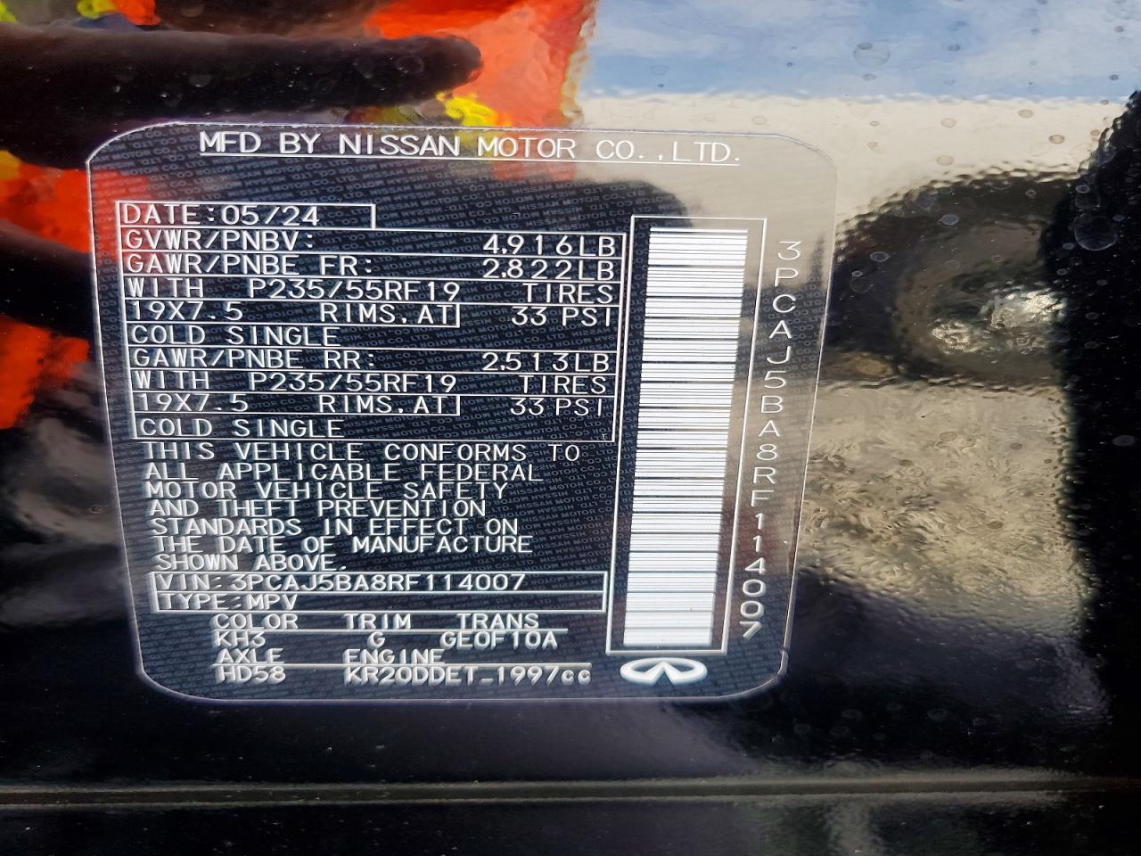 2024 INFINITI QX50