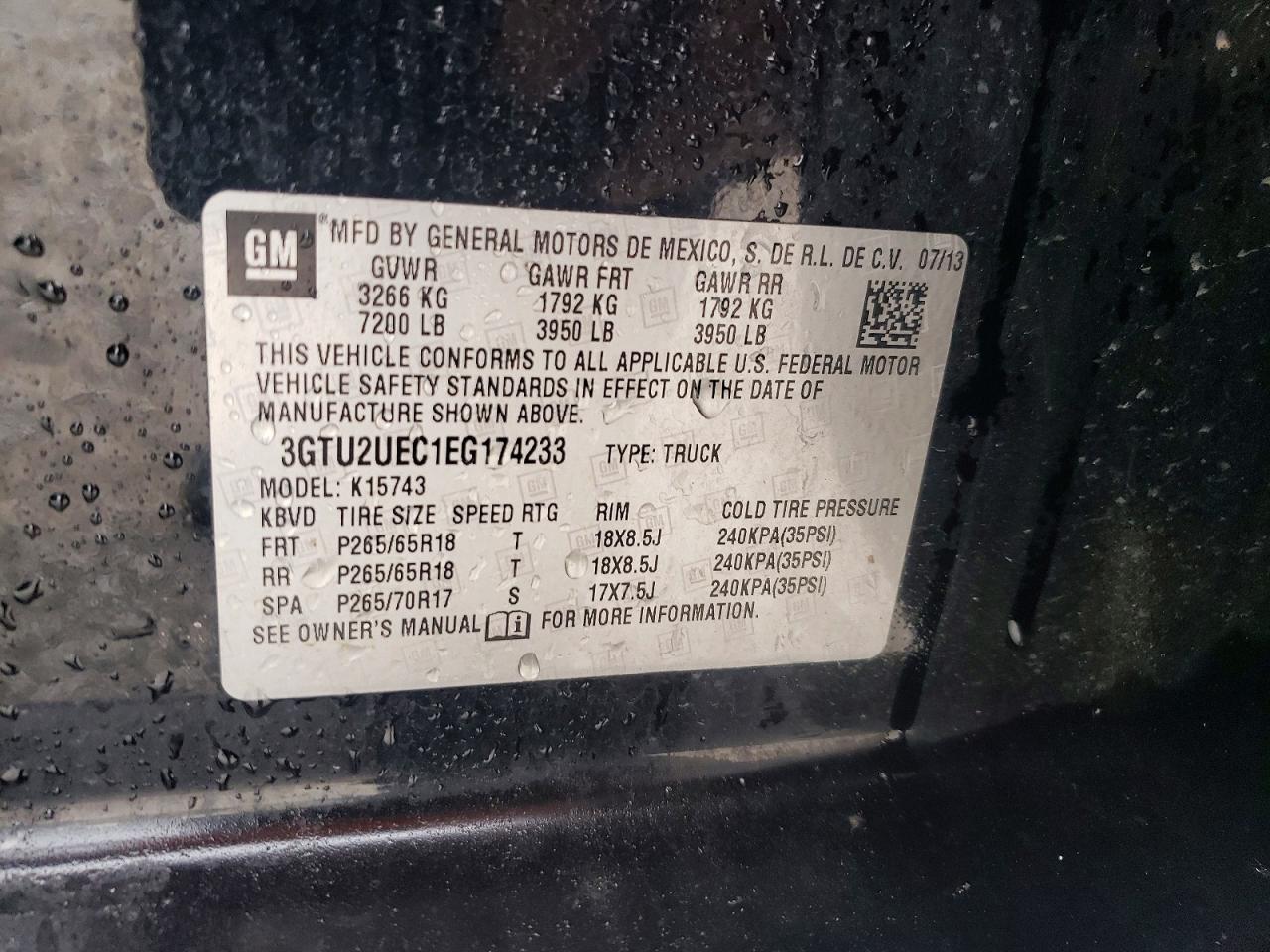 2014 GMC SIERRA