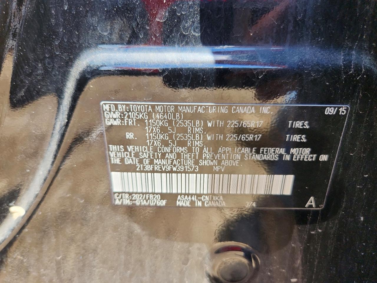 2015 TOYOTA RAV4