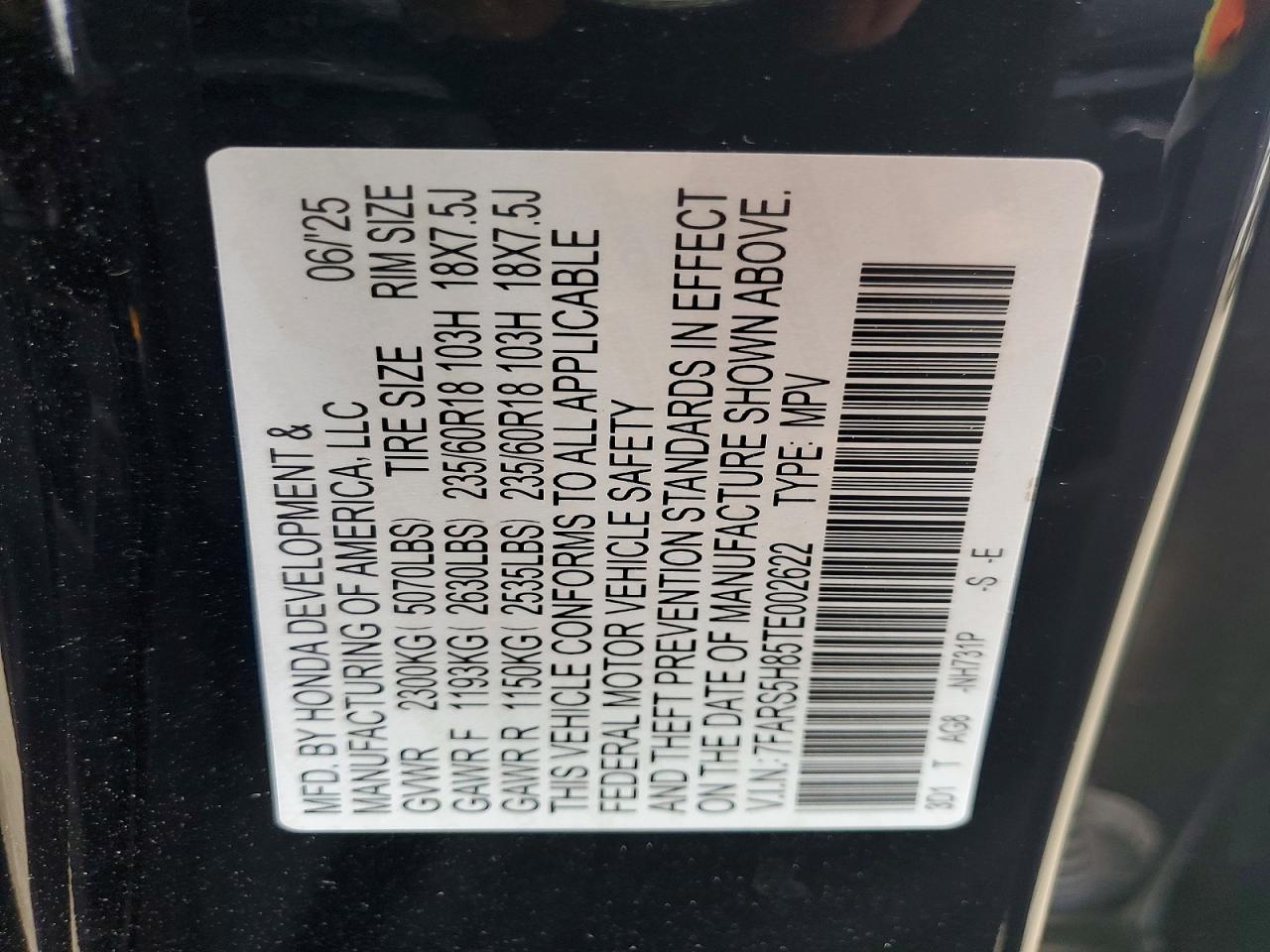 2026 HONDA CRV