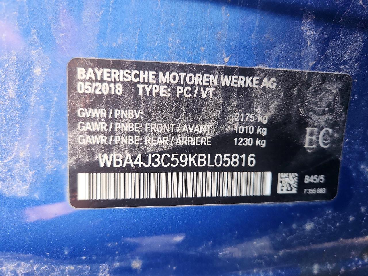 2019 BMW 4 SERIES