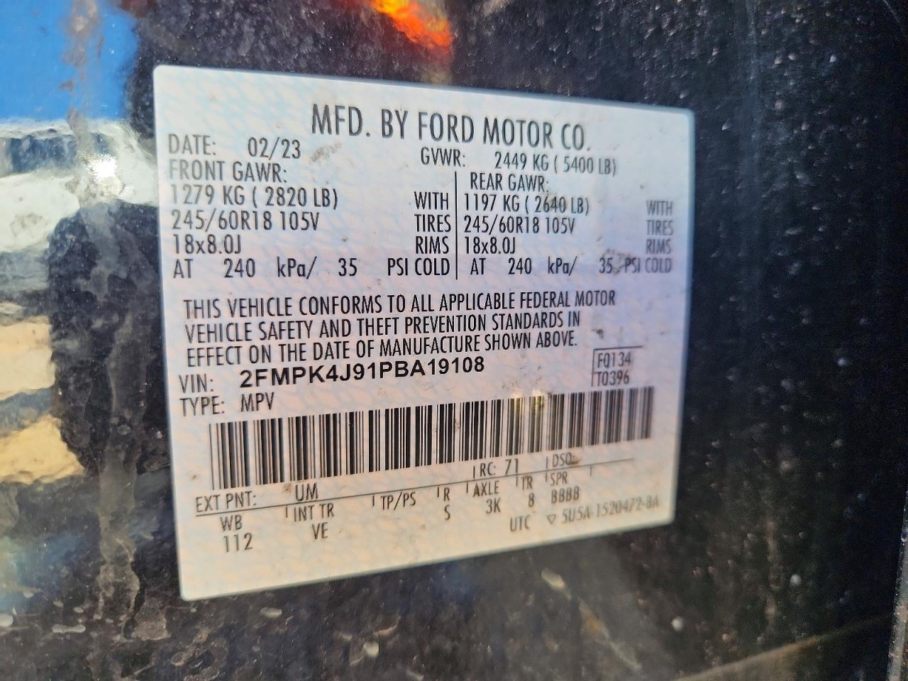 2023 FORD EDGE