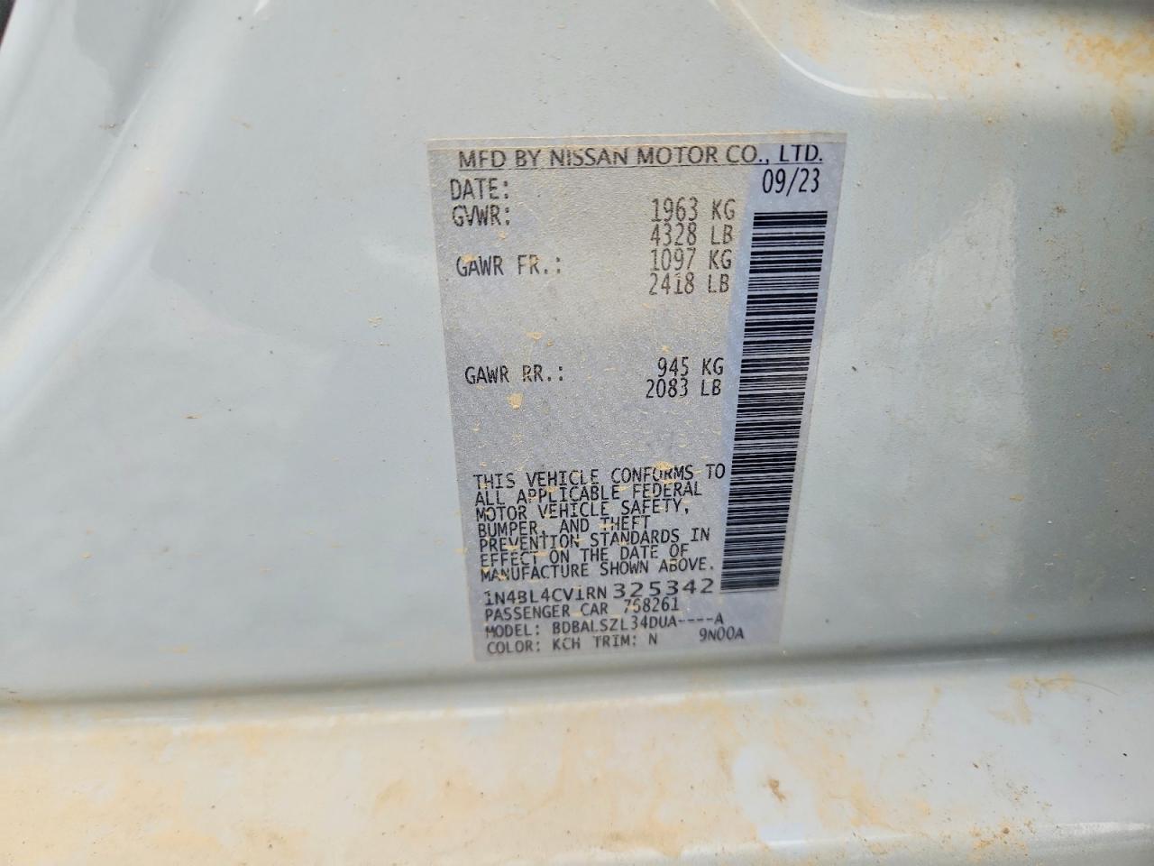 2024 NISSAN ALTIMA
