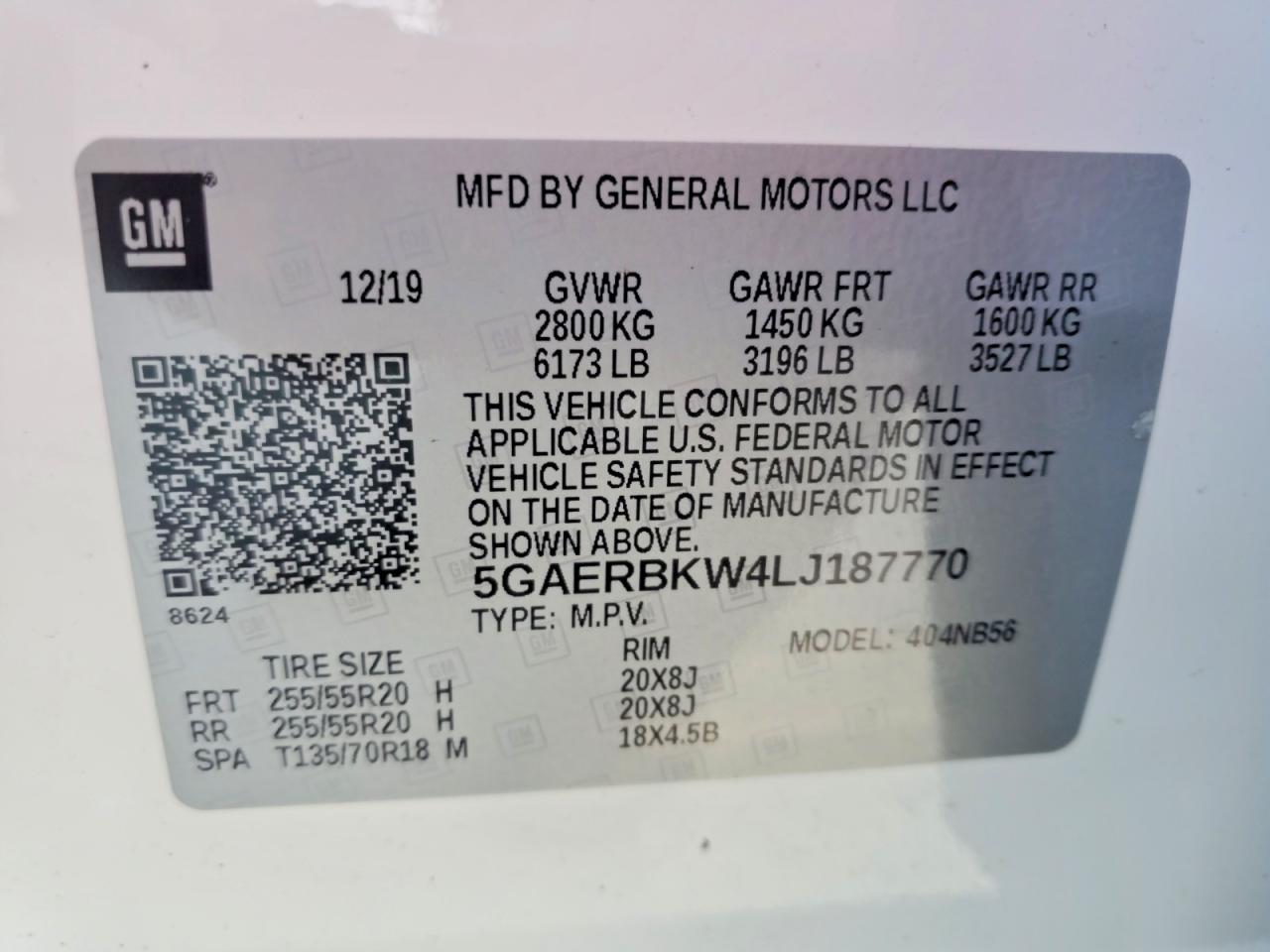 2020 BUICK ENCLAVE