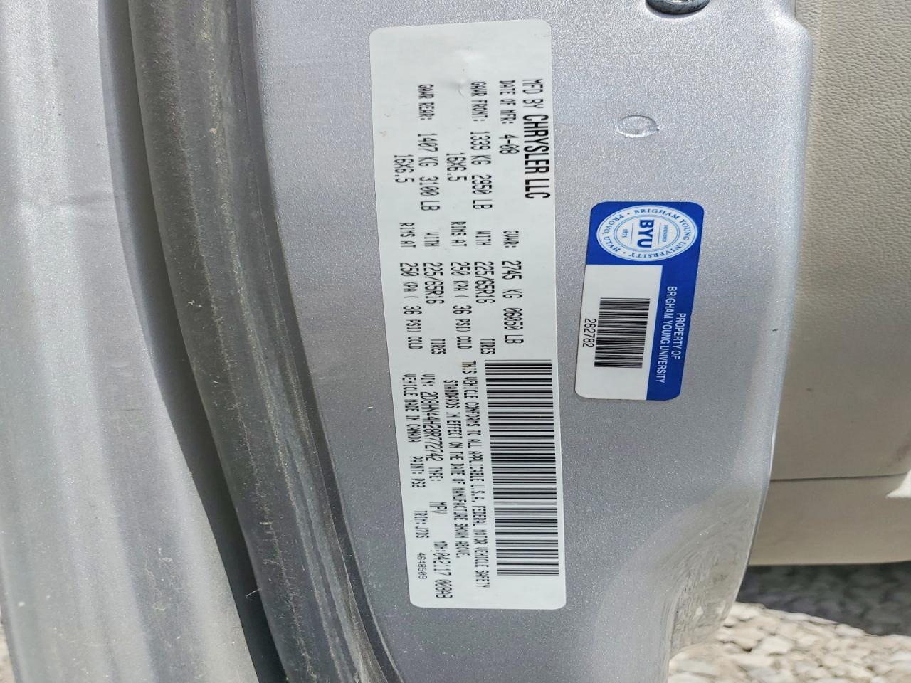 2008 DODGE CARAVAN