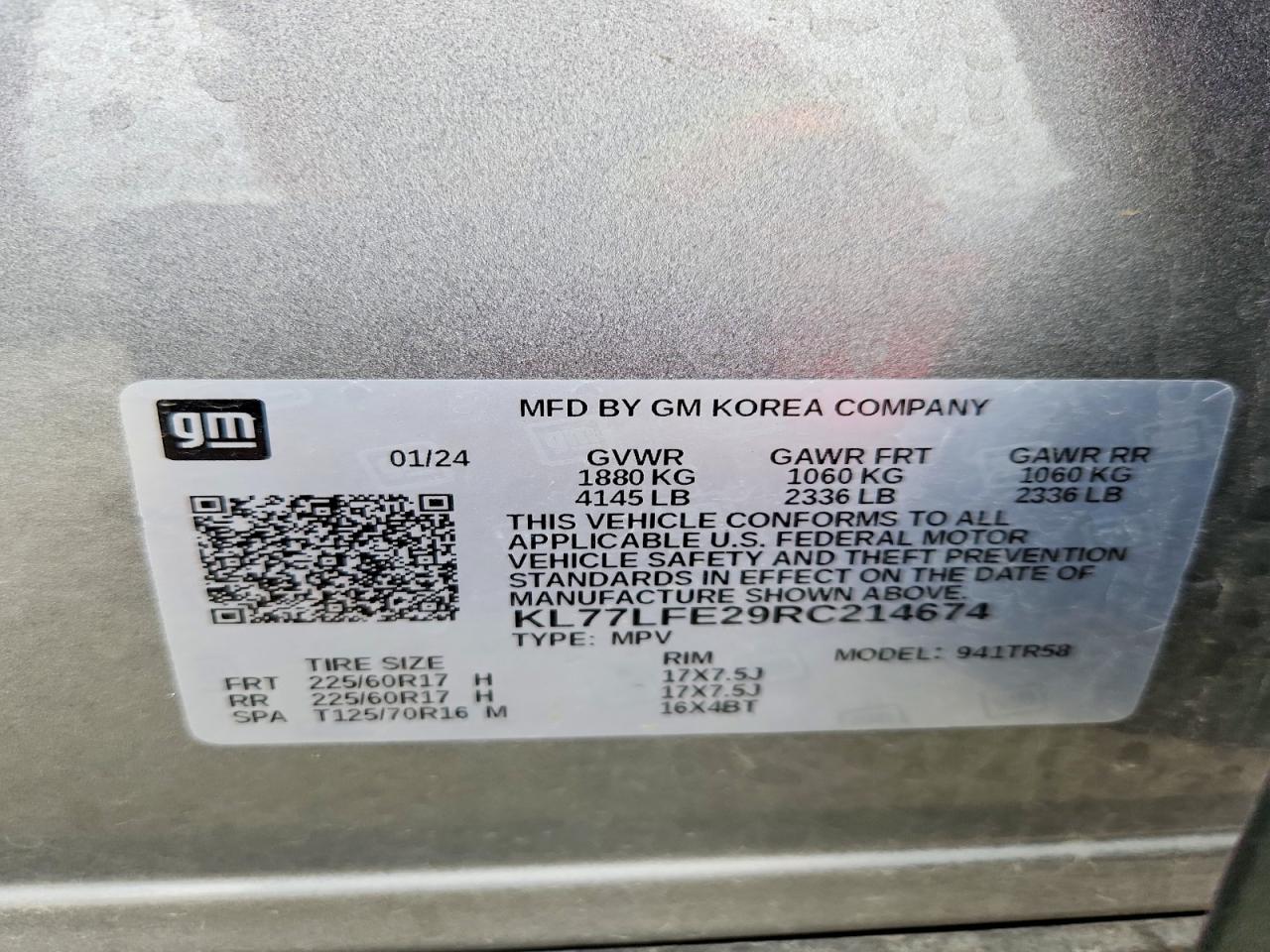 2024 CHEVROLET TRAX
