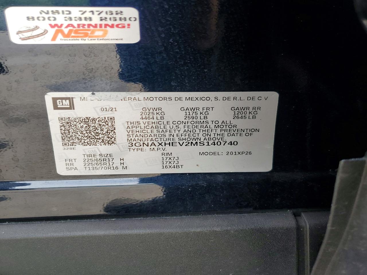2021 CHEVROLET EQUINOX