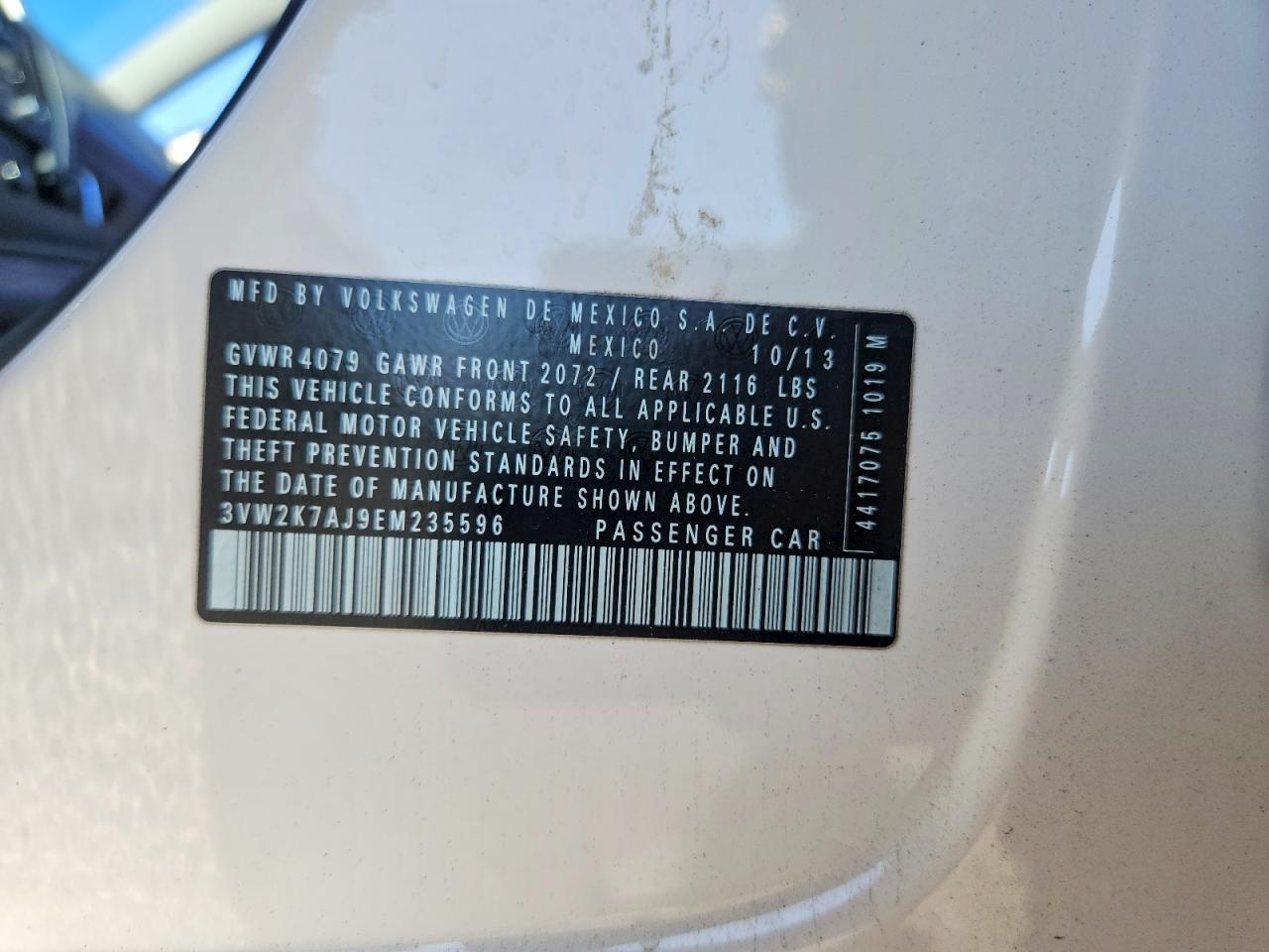 2014 VOLKSWAGEN JETTA