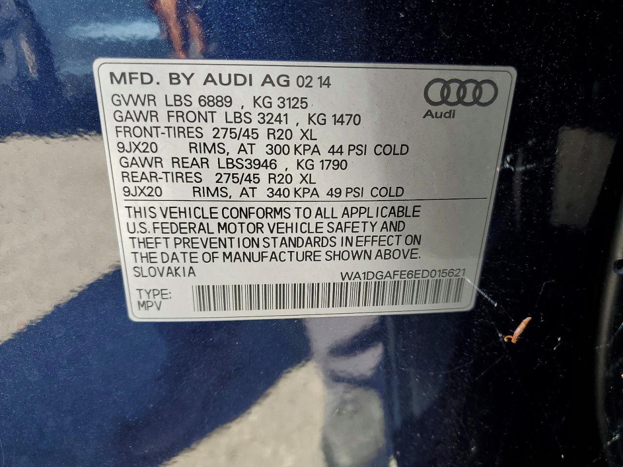 2014 AUDI Q7