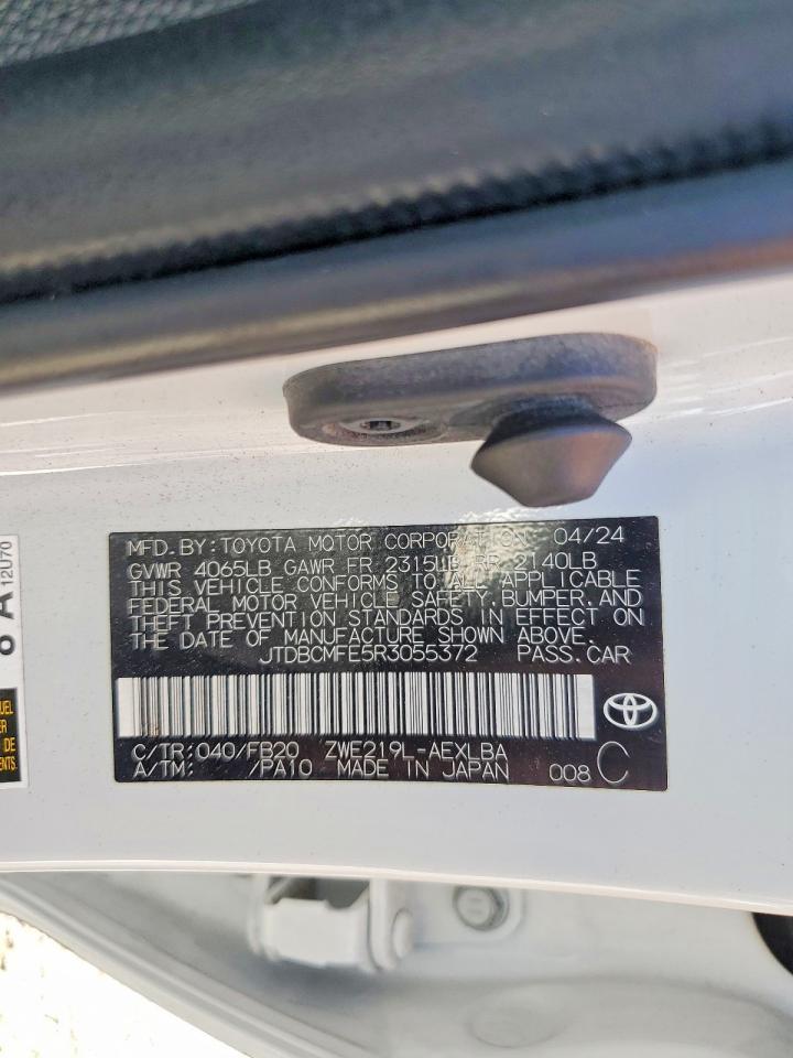 2024 TOYOTA COROLLA
