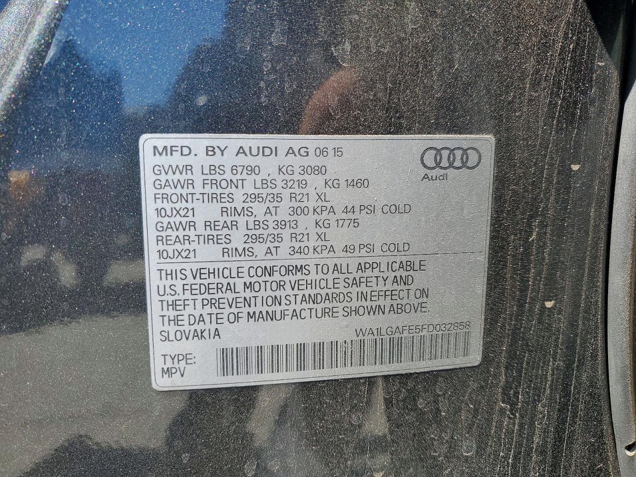 2015 AUDI Q7