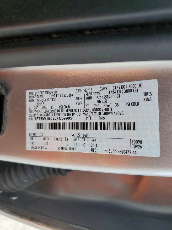 2018 FORD F-150