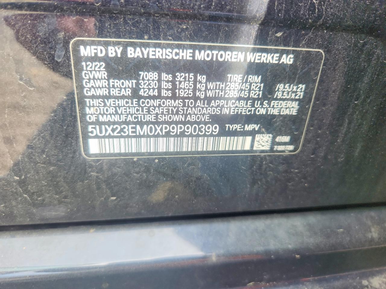 2023 BMW X7