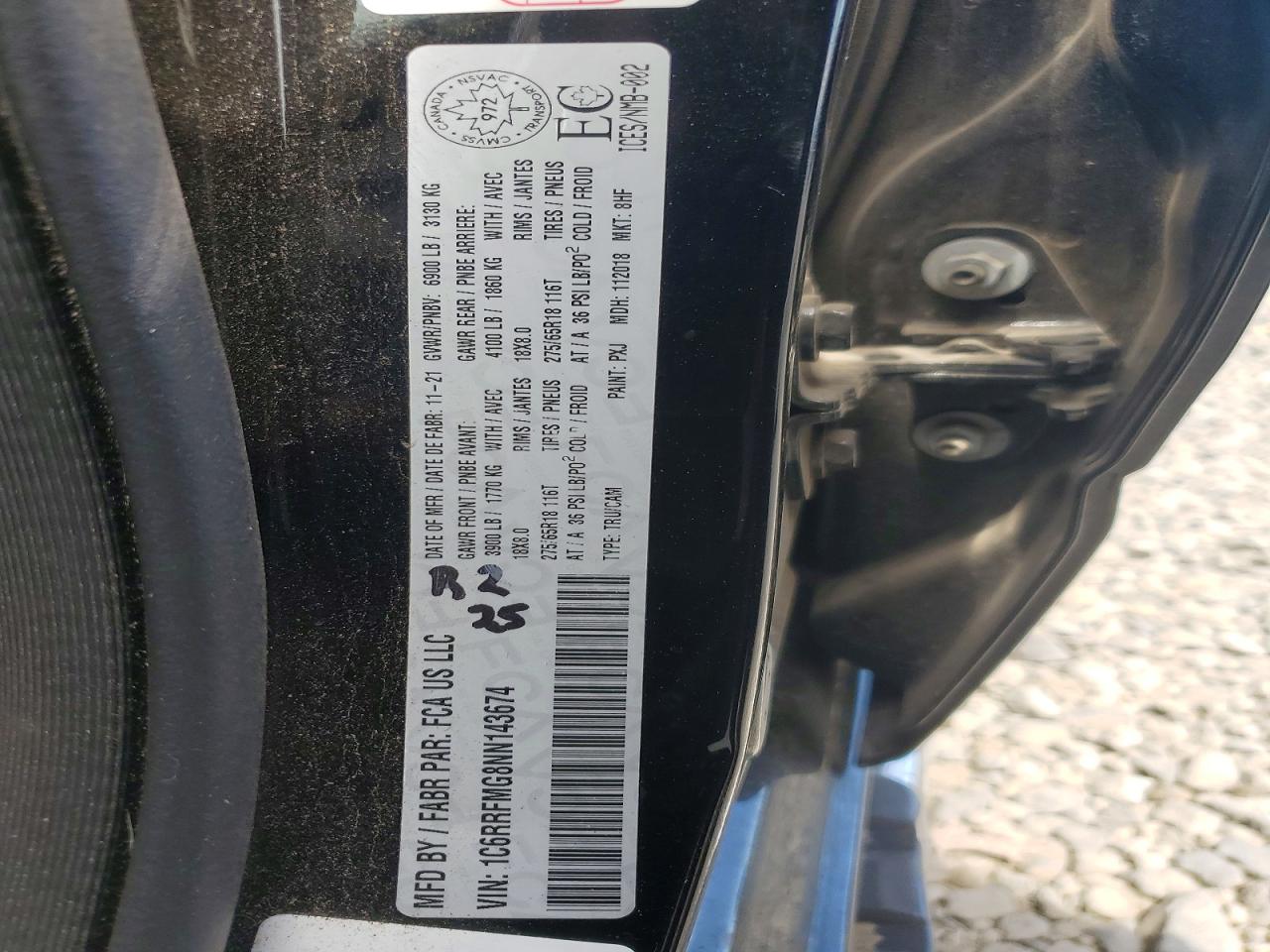 2022 RAM 1500