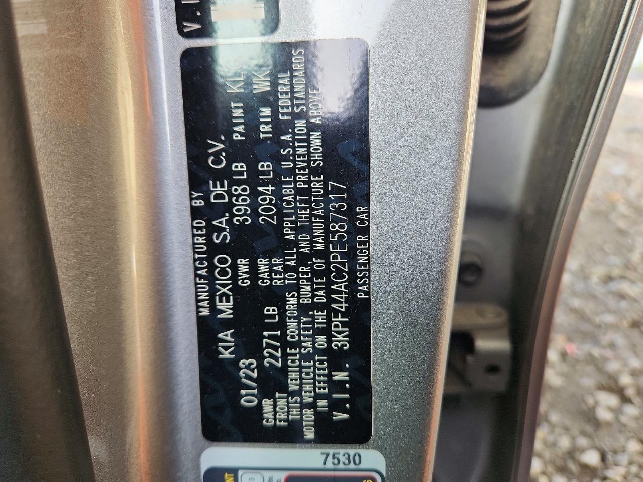 2023 KIA FORTE