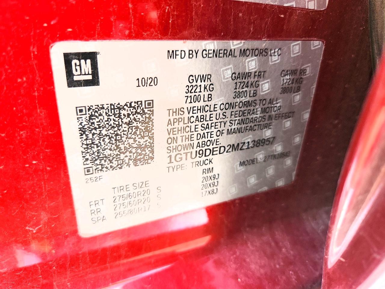 2021 GMC SIERRA