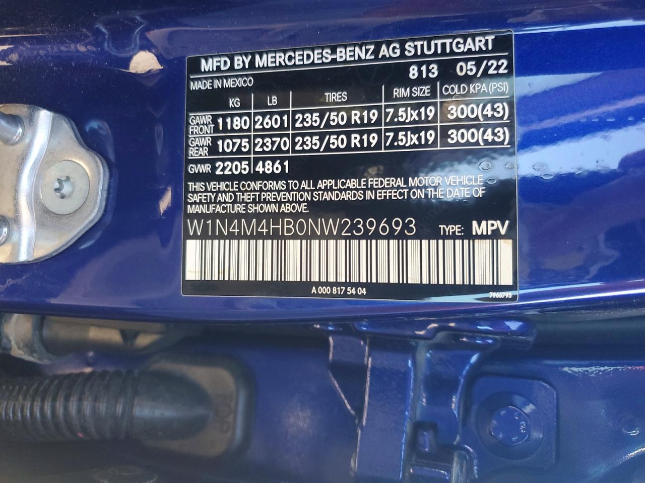2022 MERCEDES-BENZ GLB-CLASS