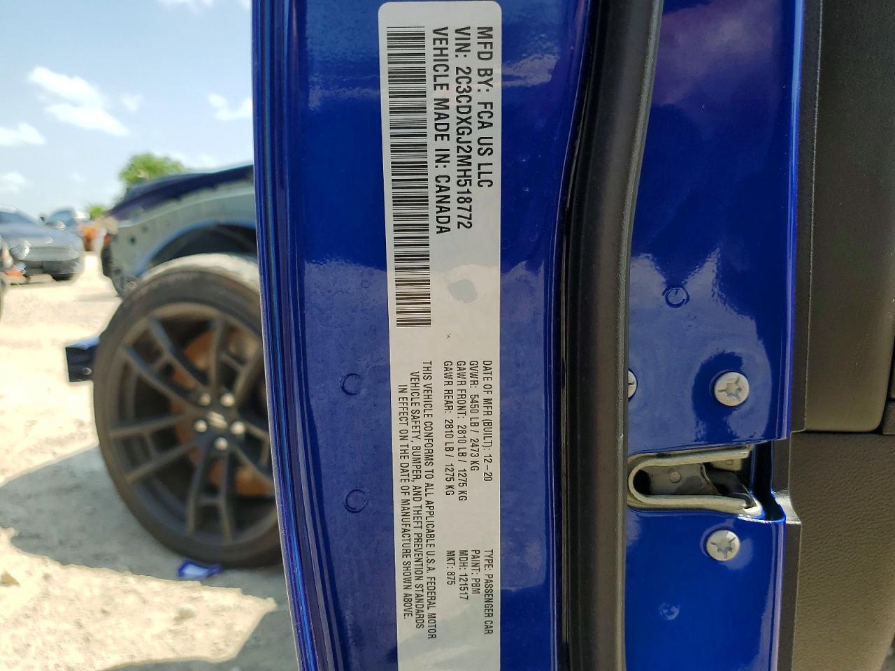 2021 DODGE CHARGER