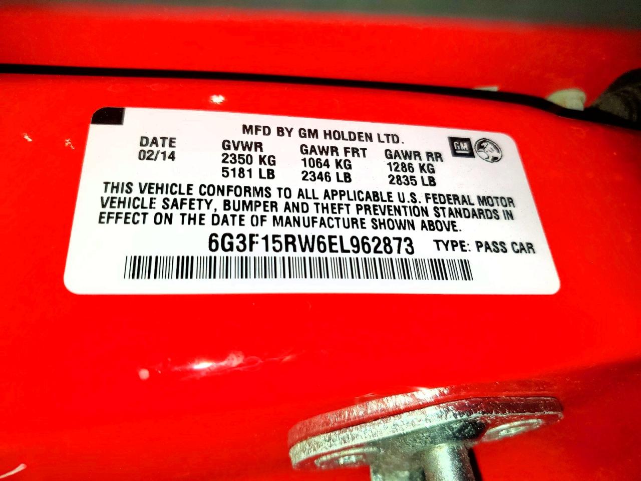 2014 CHEVROLET SS