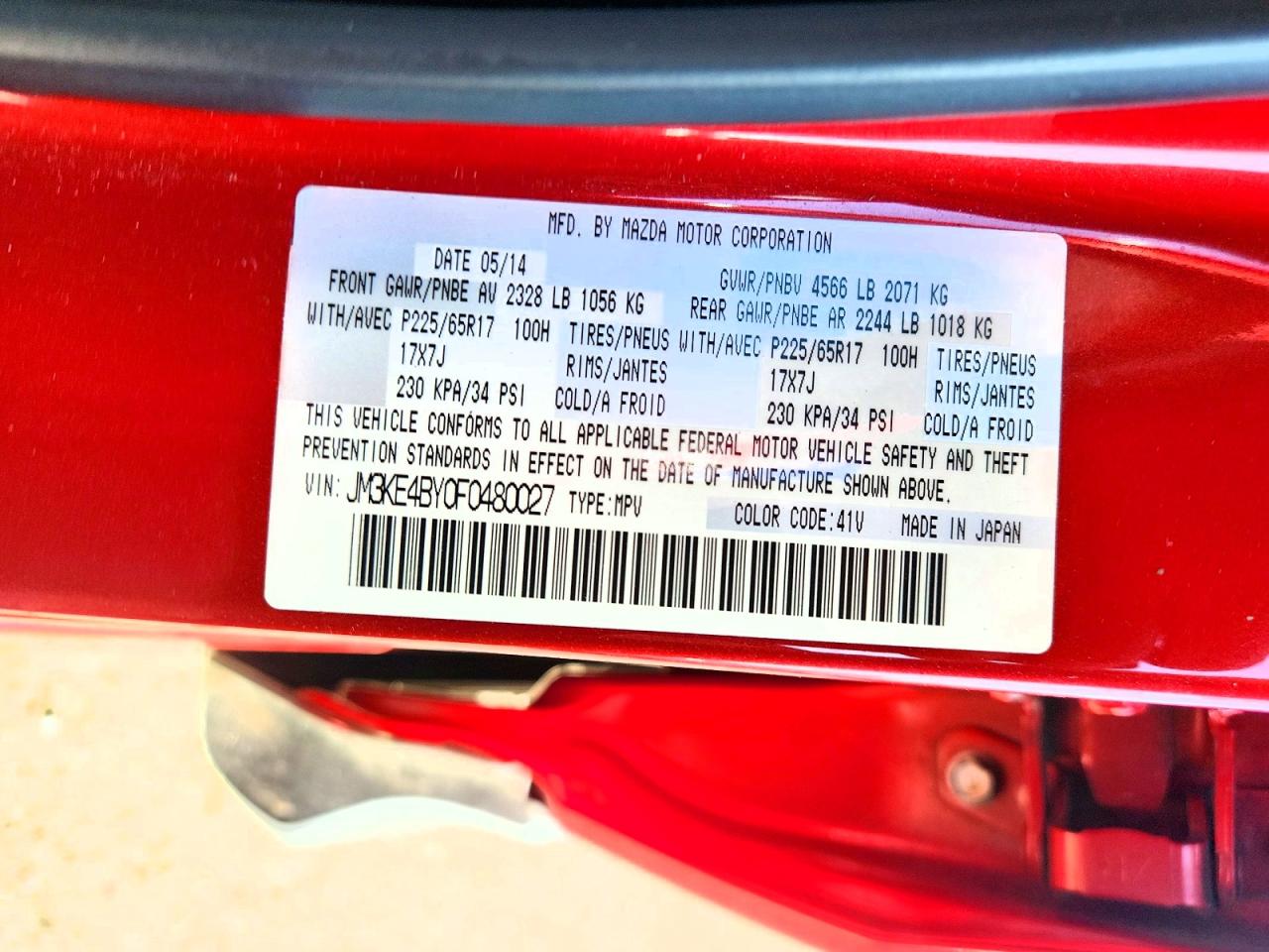 2015 MAZDA CX-5