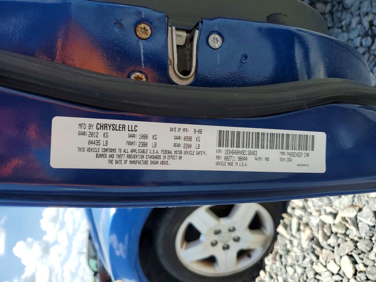 2009 DODGE CALIBER