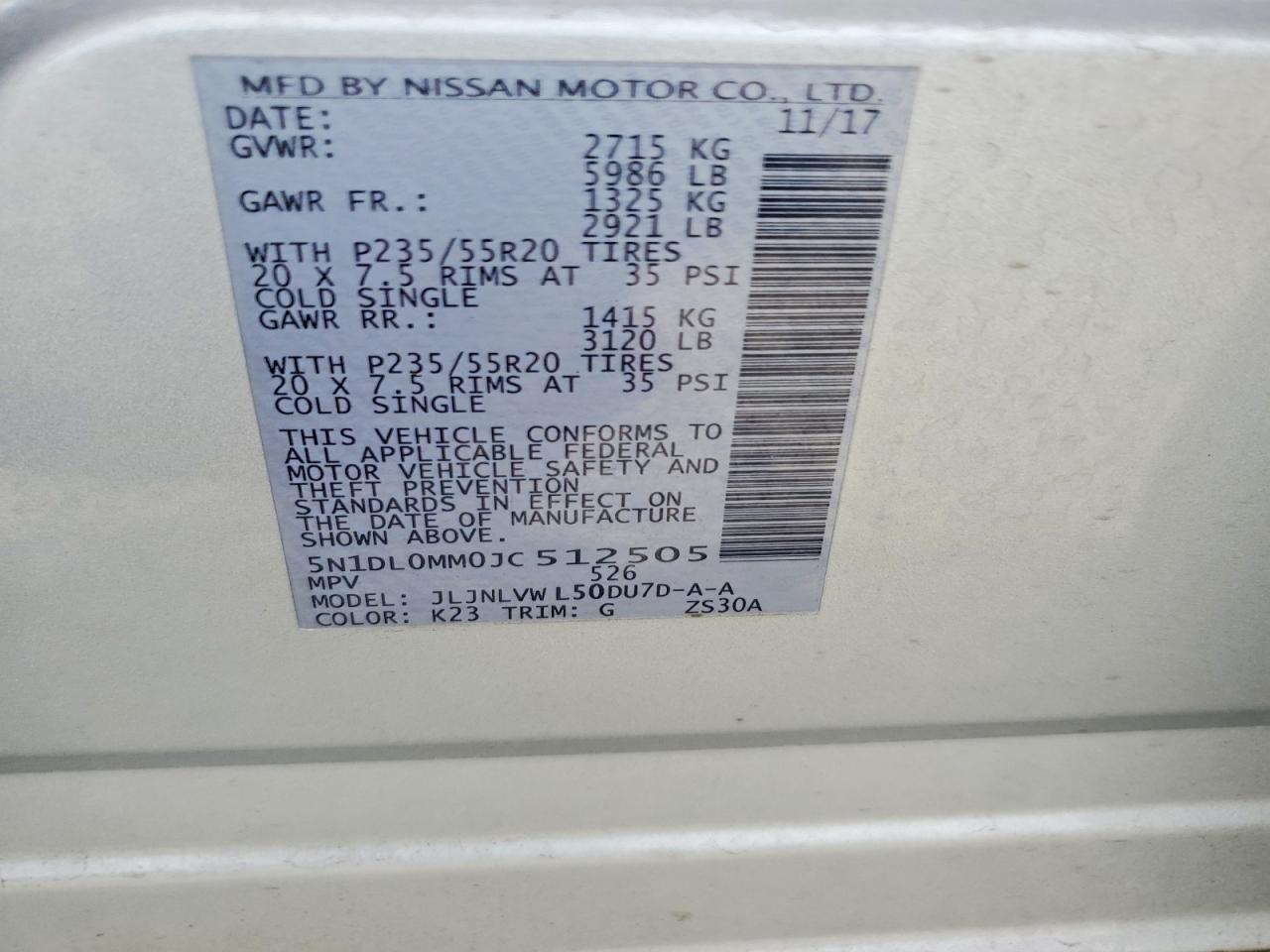 2018 INFINITI QX60