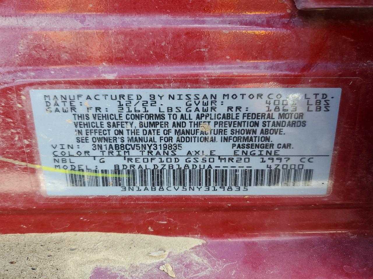 2022 NISSAN SENTRA