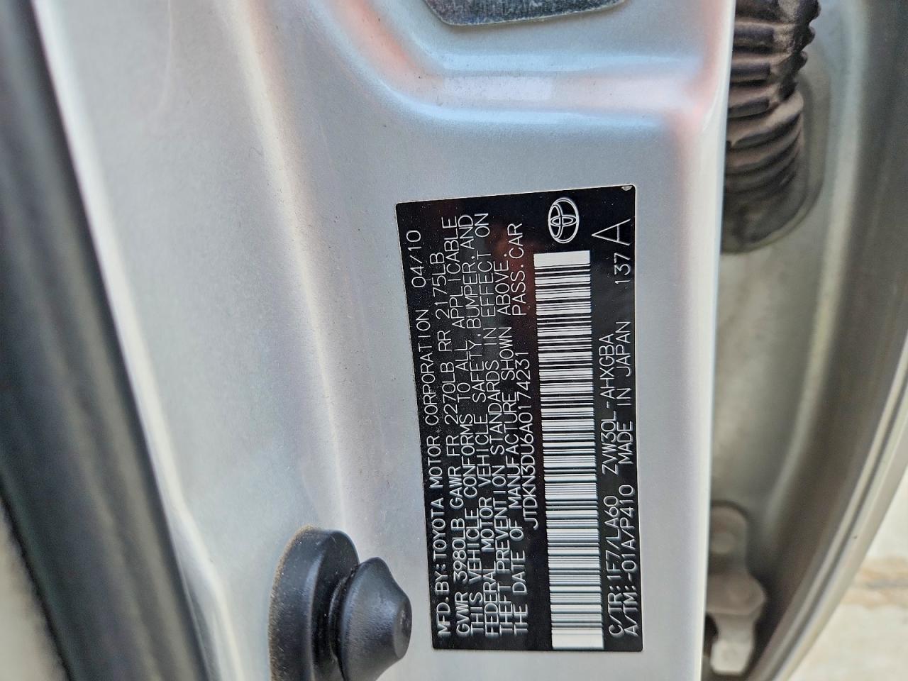 2010 TOYOTA PRIUS