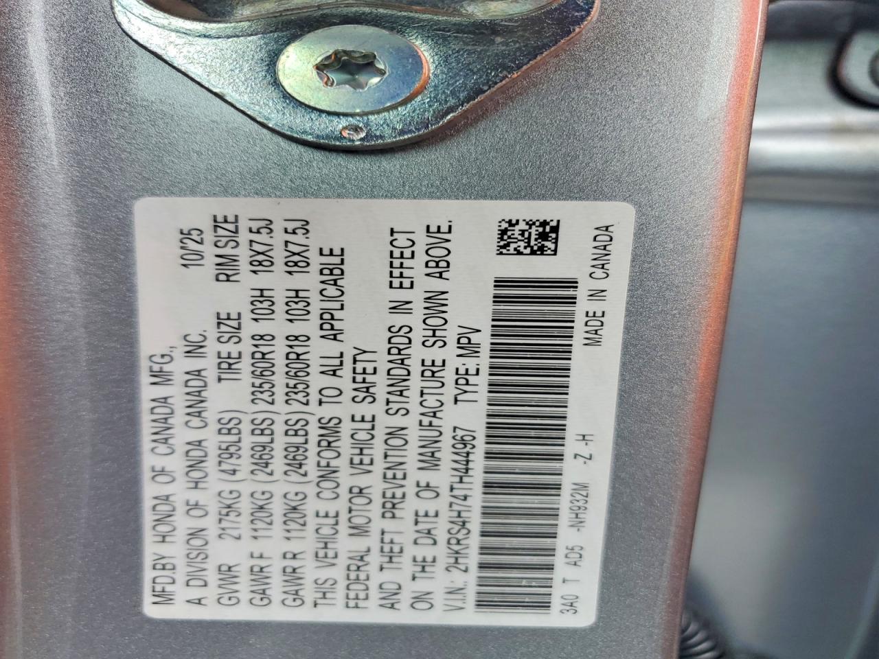 2026 HONDA CRV