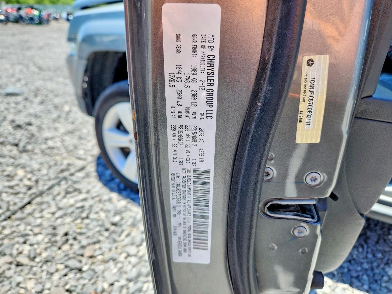 2012 JEEP PATRIOT
