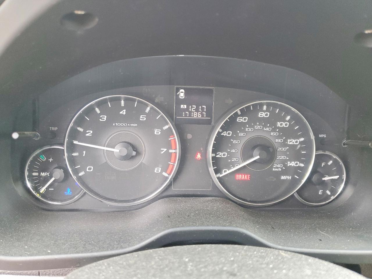2012 SUBARU OUTBACK