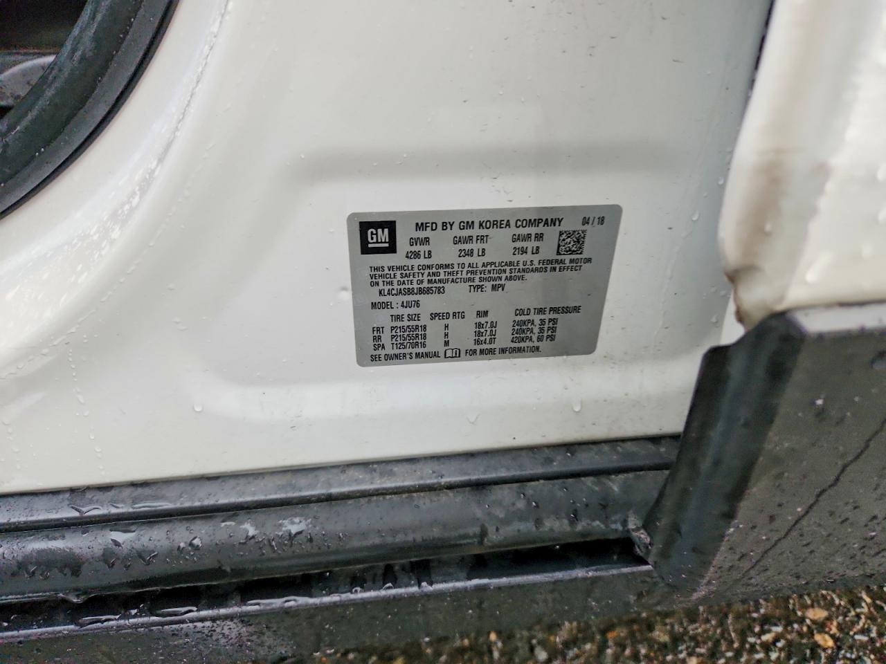 2018 BUICK ENCORE