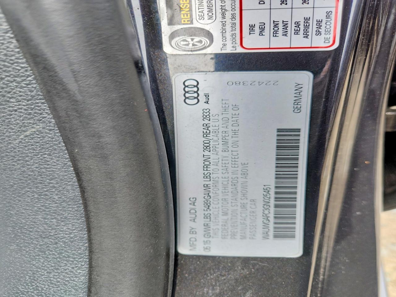 2016 AUDI A7