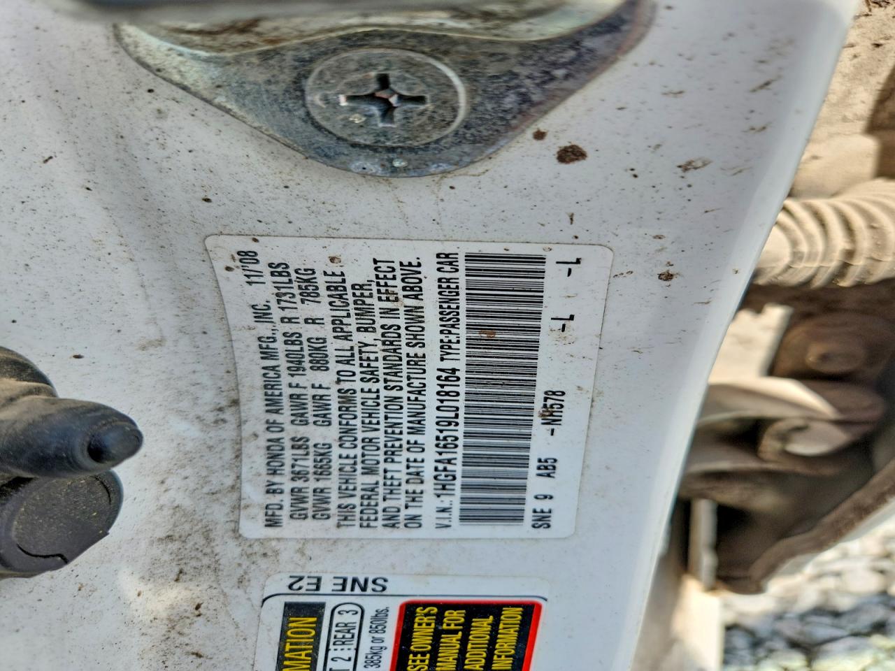2009 HONDA CIVIC