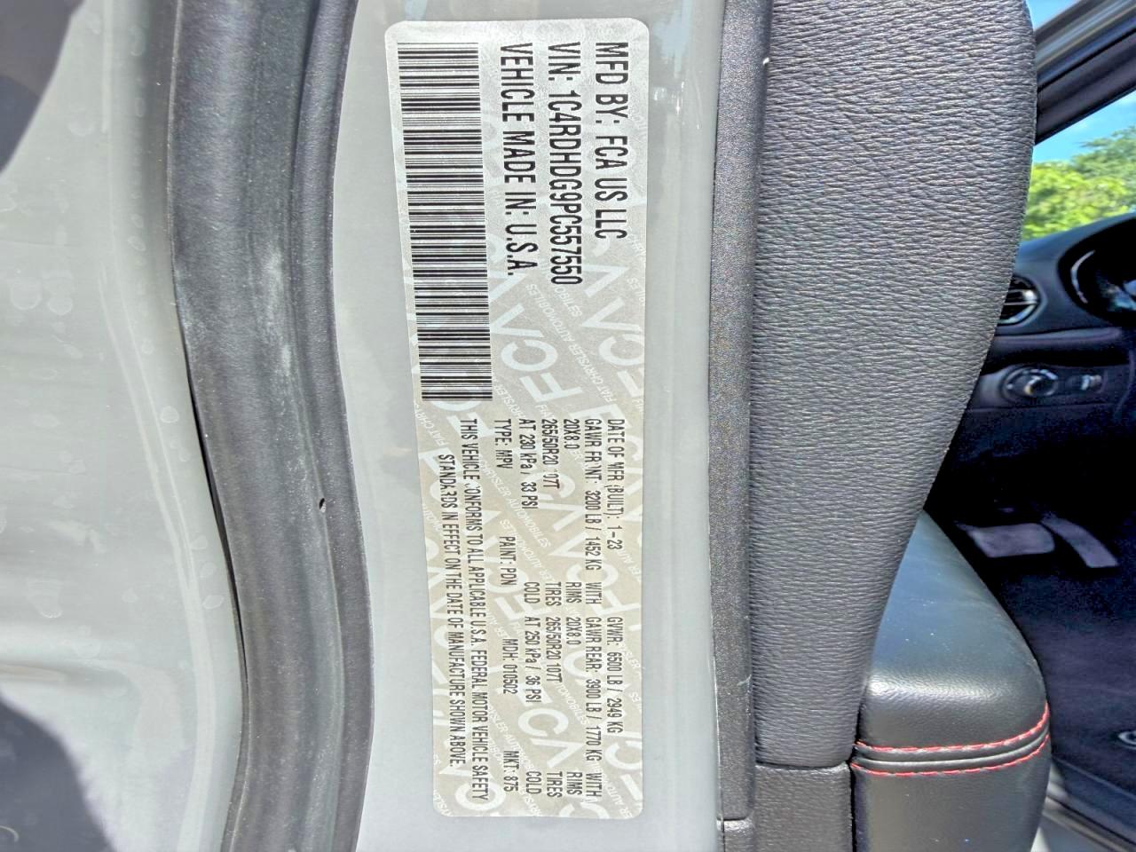 2023 DODGE DURANGO