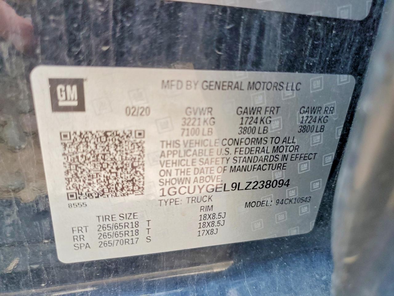 2020 CHEVROLET SILVERADO