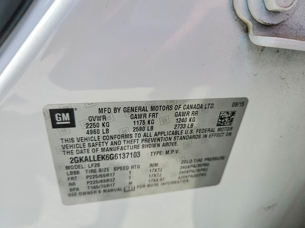 2016 GMC TERRAIN