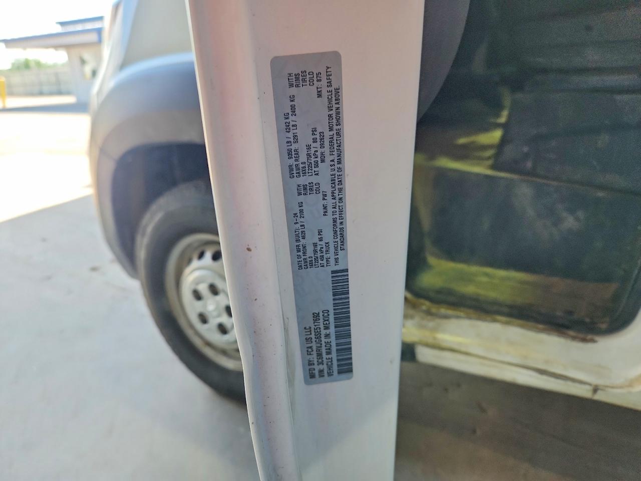 2025 RAM PROMASTER