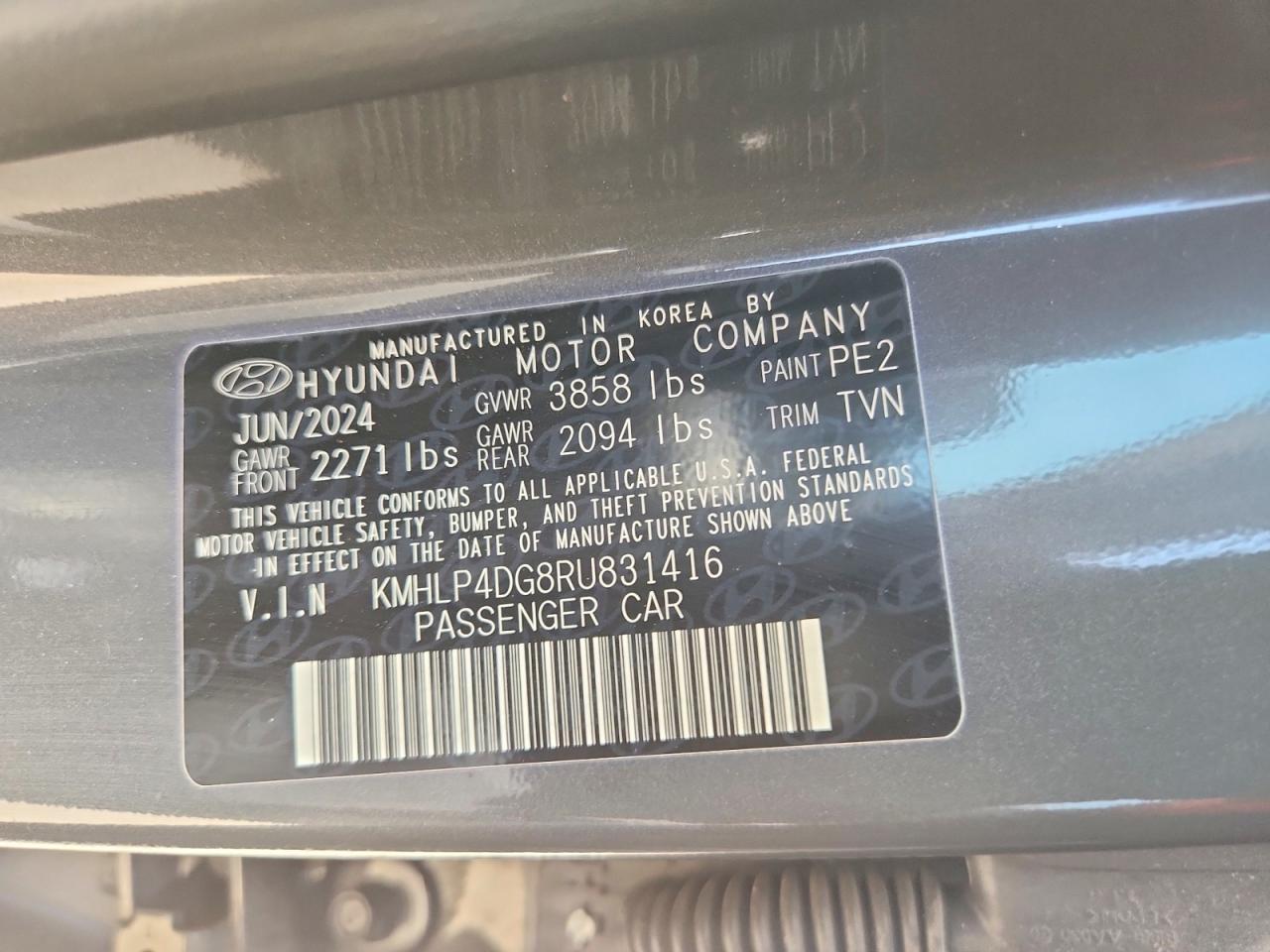 2024 HYUNDAI ELANTRA