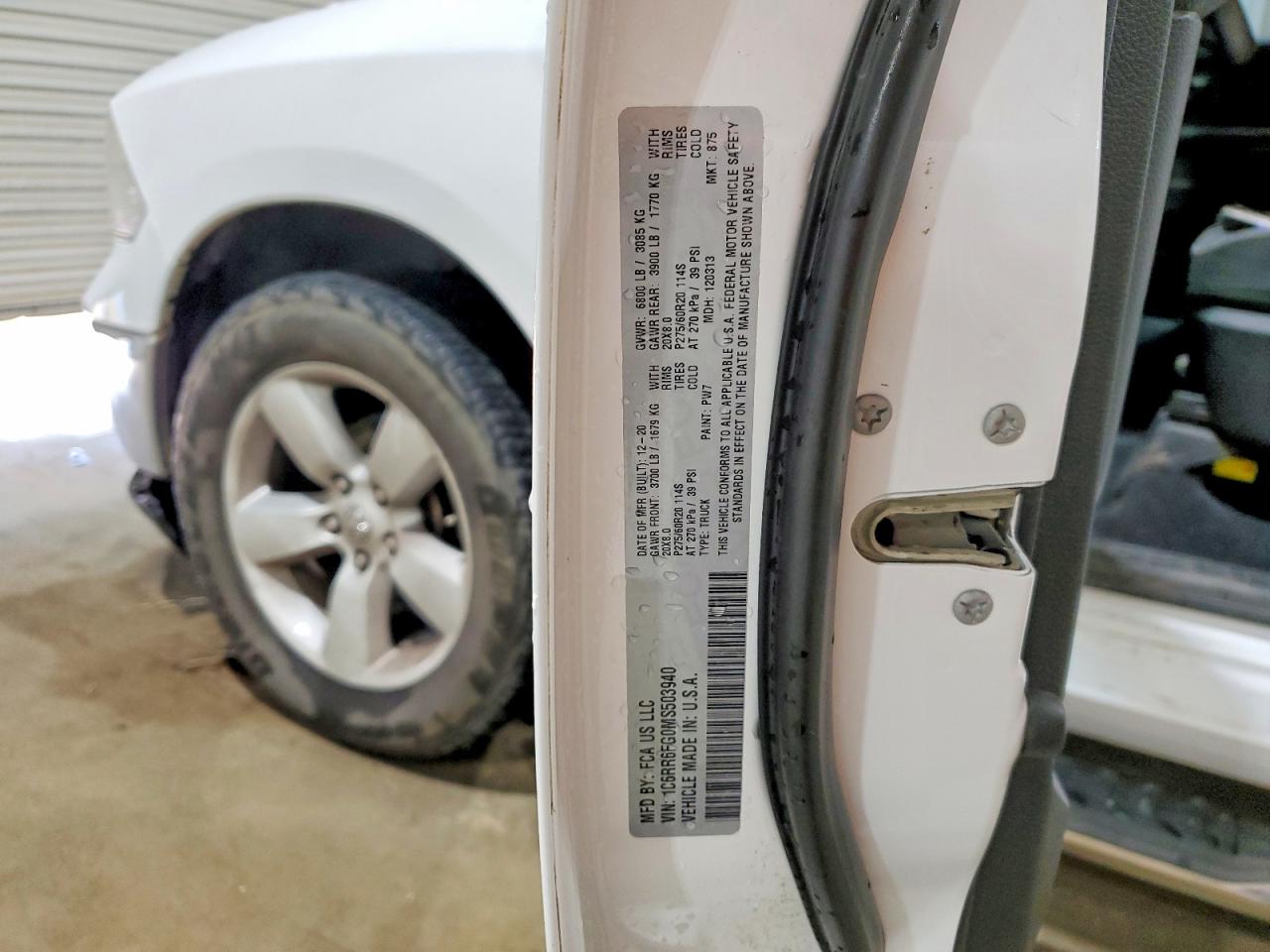 2021 RAM 1500