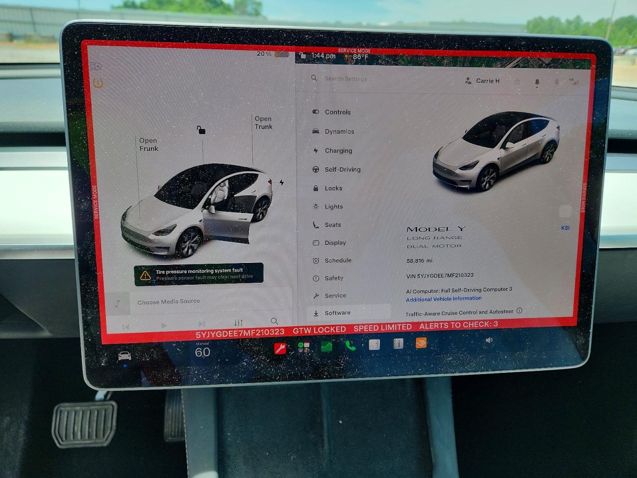 2020 TESLA MODEL Y