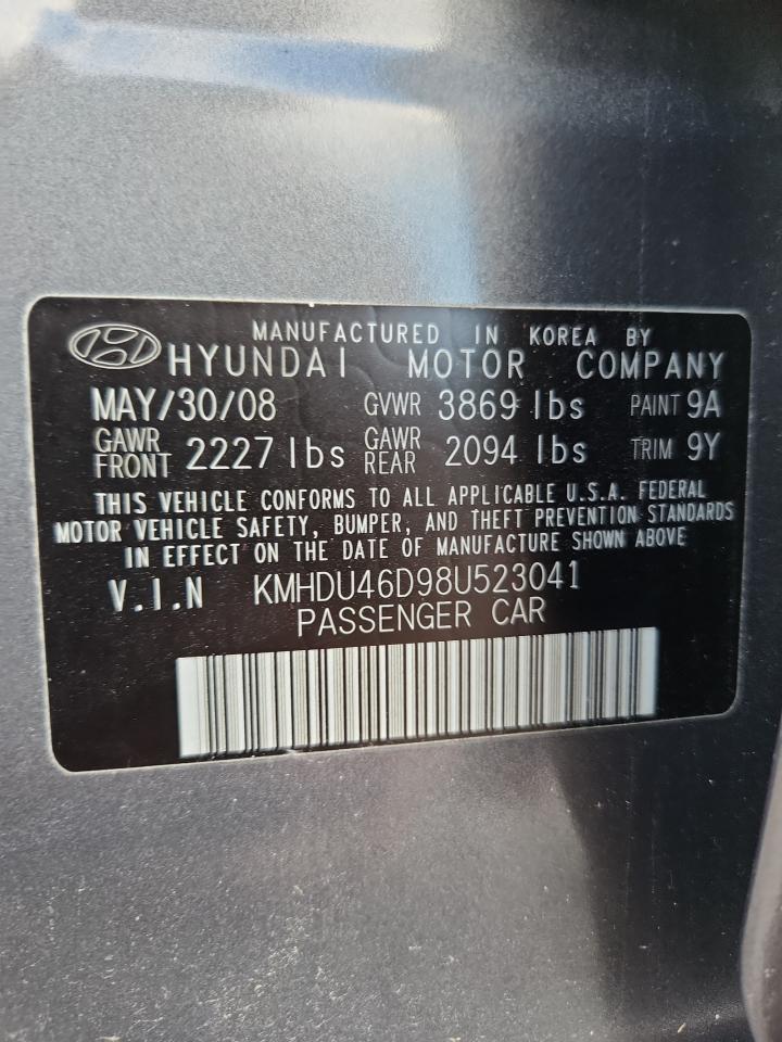 2008 HYUNDAI ELANTRA