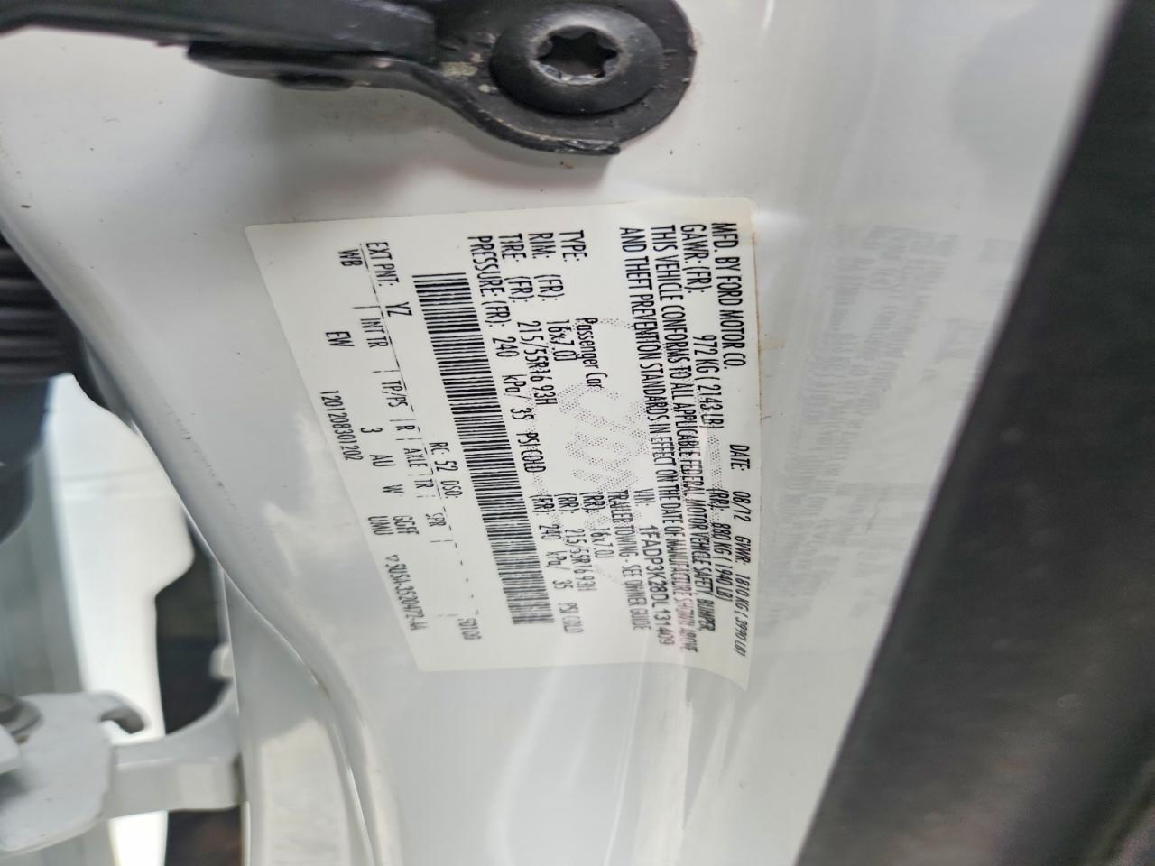 2013 FORD FOCUS