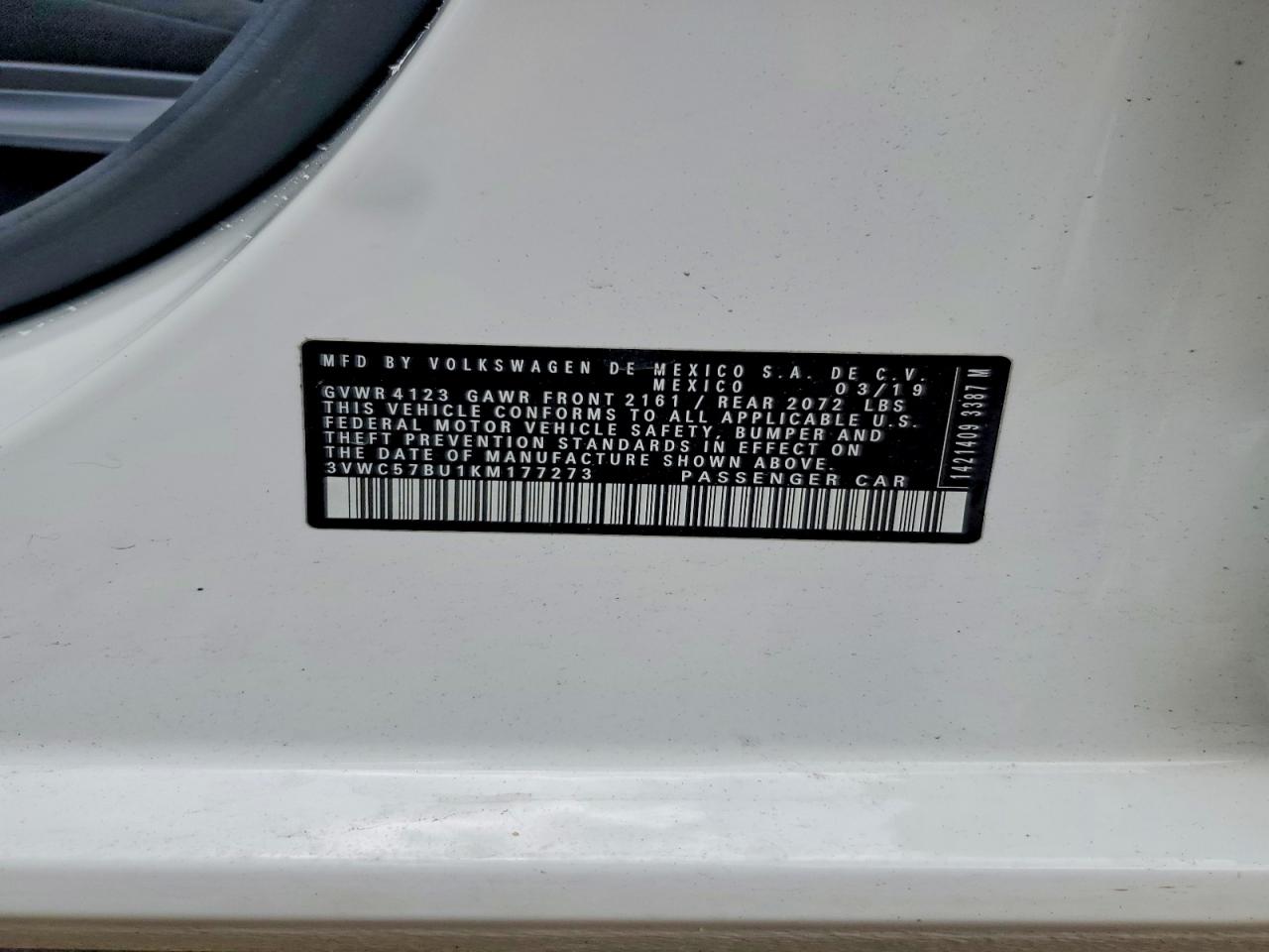 2019 VOLKSWAGEN JETTA
